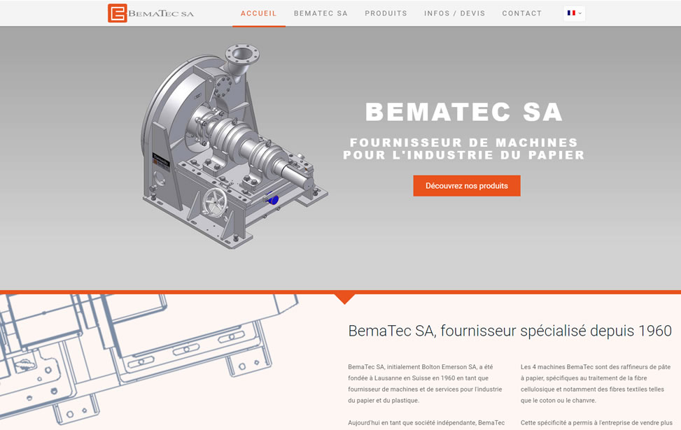 Bematec - Maschinenlieferant für die papierindustrie